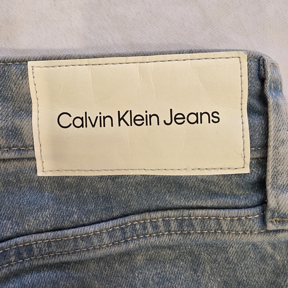 Calvin Klein Designed Denim Slim Fit Blue Wash Jeans Men W38 L30 - Picture 5 of 10